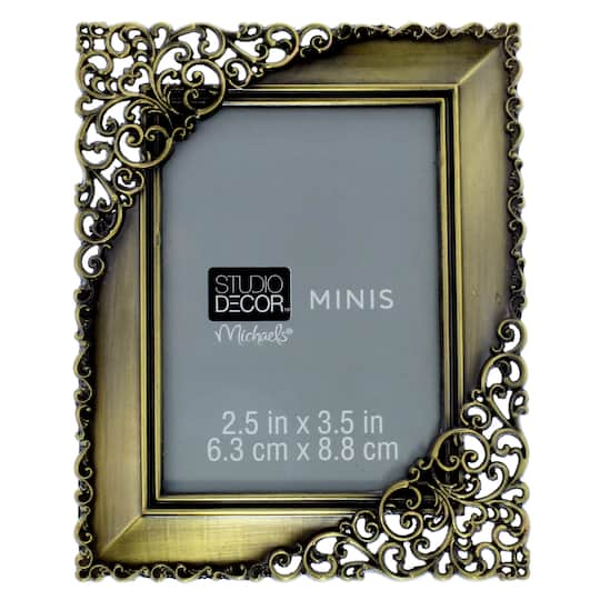 Antique Bronze Mini Frame by Studio D&#xE9;cor&#xAE;